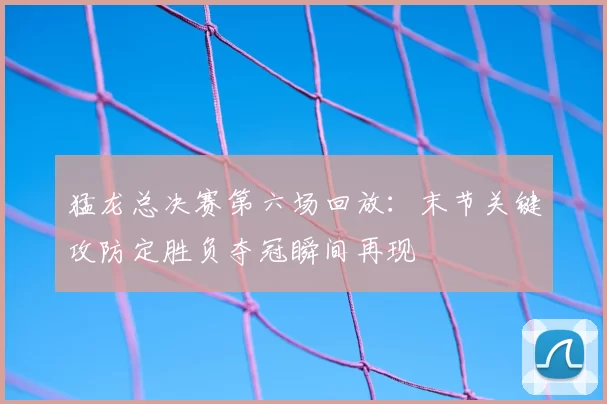 猛龙总决赛第六场回放：末节关键攻防定胜负夺冠瞬间再现